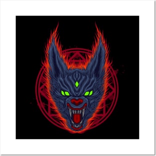 ANGRY WOLF Posters and Art